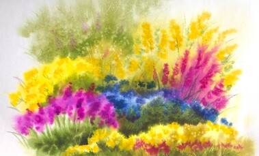 Рисуем цветник